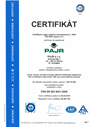 Zertifikat TÜV SÜD ISO 9001